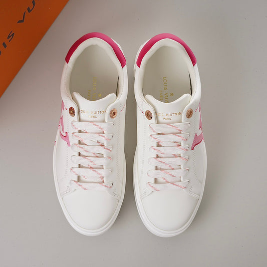 Louis Vuitton LV Time Out Sneaker Pink White